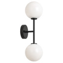 Sconces Double Glass by Matteo Lighting ( 423 | W81702BKOP Novo ) 
