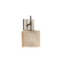 Sconces Single Glass by Justice Designs ( 102 | CLD-8417-30-NCKL Clouds ) 