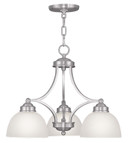 Mid. Chandeliers Glass Down by Livex Lighting ( 107 | 4223-91 Somerset ) 