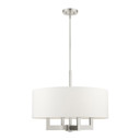 Mid. Chandeliers Drum Shade by Livex Lighting ( 107 | 48786-91 Cresthaven ) 