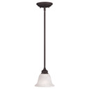 Mini Pendants Glass Down by Livex Lighting ( 107 | 1340-07 Essex ) 