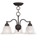 Mid. Chandeliers Glass Down by Livex Lighting ( 107 | 1343-07 Essex ) 
