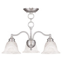 Mid. Chandeliers Glass Down by Livex Lighting ( 107 | 1343-91 Essex ) 