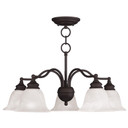 Mid. Chandeliers Glass Down by Livex Lighting ( 107 | 1346-07 Essex ) 