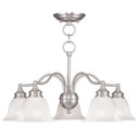 Mid. Chandeliers Glass Down by Livex Lighting ( 107 | 1346-91 Essex ) 