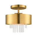 Semi-Flush Mts. Drum Shade by Livex Lighting ( 107 | 48872-08 Orenburg ) 