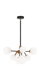 Mid. Chandeliers Starburst by Matteo Lighting ( 423 | C83008AGOP Novu ) 