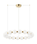 Mid. Chandeliers Glass Up by Matteo Lighting ( 423 | C83425OG Oni ) 