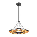 Mid. Chandeliers Geometric/Linear by Kuzco Lighting ( 347 | CH90833-BK/GD Maestro ) 