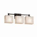 Bathroom Fixtures Three Lights by Justice Designs ( 102 | CLD-8423-55-DBRZ-LED3-2100 Clouds ) 