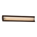 Bathroom Fixtures Cylindrical / Linear by Justice Designs ( 102 | PNA-8635-WAVE-DBRZ Porcelina ) 