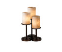 Lamps Table by Justice Designs ( 102 | CLD-8797-10-DBRZ-LED3-2100 Clouds ) 