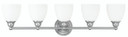 Bathroom Fixtures Five+Lights by Livex Lighting ( 107 | 13665-91 Somerville ) 