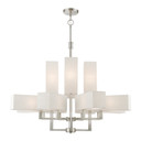 Large Chandeliers Drum Shade by Livex Lighting ( 107 | 42669-91 Rubix ) 