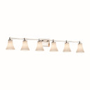 Bathroom Fixtures Five+Lights by Justice Designs ( 102 | CLD-8426-20-NCKL Clouds ) 