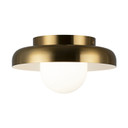 Flush Mounts Metal Shade by Matteo Lighting ( 423 | X34401AGOP Creston ) 