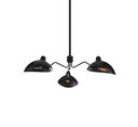 Mid. Chandeliers Glass Down by Matteo Lighting ( 423 | CX57903BZ Droid ) 