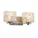 Bathroom Fixtures Two Lights by Justice Designs ( 102 | FAL-8442-55-NCKL LumenAria ) 