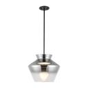 Pendants Glass Down by Kuzco Lighting ( 347 | PD62013-BK/SM Trinity ) 
