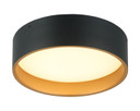 Flush Mounts Drum Shade by Matteo Lighting ( 423 | M10112MB Novalee ) 