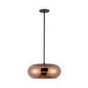 Pendants Glass Down by Kuzco Lighting ( 347 | PD62014-BK/CP Trinity ) 