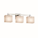 Bathroom Fixtures Three Lights by Justice Designs ( 102 | CLD-8433-55-CROM-LED3-2100 Clouds ) 