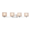 Bathroom Fixtures Four Lights by Justice Designs ( 102 | FSN-8444-55-FRCR-CROM Fusion ) 