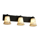 Bathroom Fixtures Three Lights by Justice Designs ( 102 | FAL-8923-20-MBLK-LED3-2100 LumenAria ) 