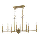 Linear/Island 4 Light + by Livex Lighting ( 107 | 42708-01 Bennington ) 