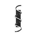 Sconces Metal by Kuzco Lighting ( 347 | WS93730-BK Synergy ) 