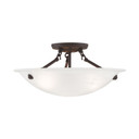 Semi-Flush Mts. Bowl Style by Livex Lighting ( 107 | 4273-07 Oasis ) 