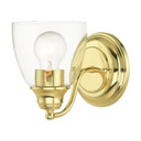 Sconces Single Glass by Livex Lighting ( 107 | 15131-02 Montgomery ) 