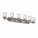 Bathroom Fixtures Five+Lights by Justice Designs ( 102 | FSN-8516-10-SEED-CROM-LED6-4200 Fusion ) 