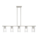 Linear/Island 4 Light + by Livex Lighting ( 107 | 49275-91 Clarion ) 