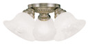 Semi-Flush Mts. Glass Down by Livex Lighting ( 107 | 1529-01 Edgemont ) 