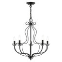 Mid. Chandeliers Candle by Livex Lighting ( 107 | 42905-68 Katarina ) 