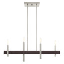 Linear/Island 4 Light + by Livex Lighting ( 107 | 49334-91 Denmark ) 