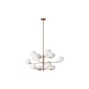 Large Chandeliers Metal Shade by Matteo Lighting ( 423 | C31712MWAG Orb ) 