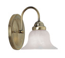Sconces Single Glass by Livex Lighting ( 107 | 1531-01 Edgemont ) 