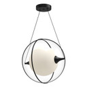 Pendants Glass Down by Kuzco Lighting ( 347 | PD76716-BK Aries ) 