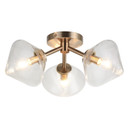 Semi-Flush Mts. Multi-port/Cluster by Matteo Lighting ( 423 | X81743AGCL Novo ) 