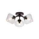 Semi-Flush Mts. Multi-port/Cluster by Matteo Lighting ( 423 | X81743BKCL Novo ) 