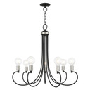 Mid. Chandeliers Candle by Livex Lighting ( 107 | 42927-04 Bari ) 