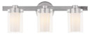 Bathroom Fixtures Three Lights by Livex Lighting ( 107 | 1543-91 Manhattan ) 