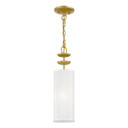 Mini Pendants Drum Shade by Livex Lighting ( 107 | 42981-33 Brookdale ) 