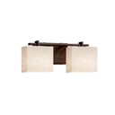 Bathroom Fixtures Two Lights by Justice Designs ( 102 | CLD-8442-55-DBRZ-LED2-1400 Clouds ) 