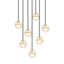 Mid. Chandeliers Multi-Port/Cascade by Matteo Lighting ( 423 | C33107AG Misty ) 