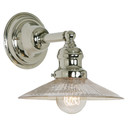 Sconces Single Glass by JVI Designs ( 261 | 1210-15 S1-SR Union Square ) 