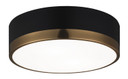 Flush Mounts Glass Down by Matteo Lighting ( 423 | M14302BKAG Trydor ) 