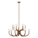 Large Chandeliers Glass Shade by Matteo Lighting ( 423 | C34214AGOP Joelle ) 